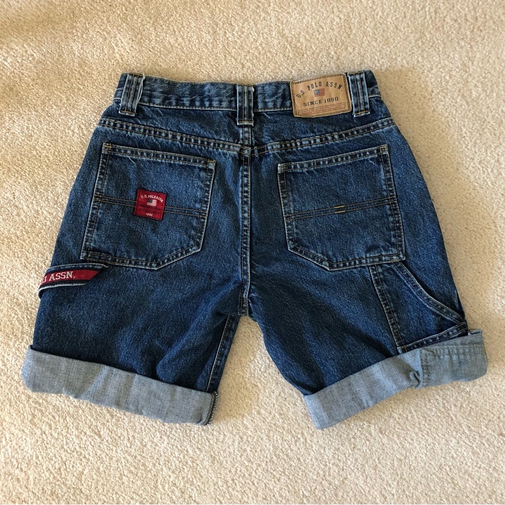 Vintage Carpenter Denim Shorts US size 00 - Picture 2 of 5